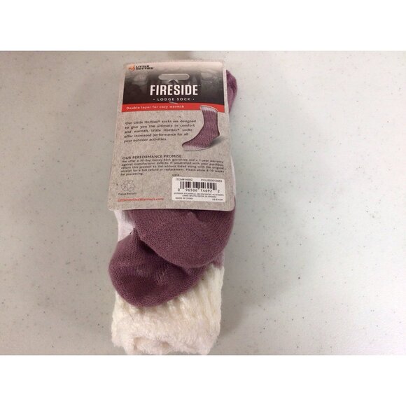 Fireside Little Hotties Cozy Lodge Socks Fleece Lined Womens 5-10 New - Picture 3 of 5